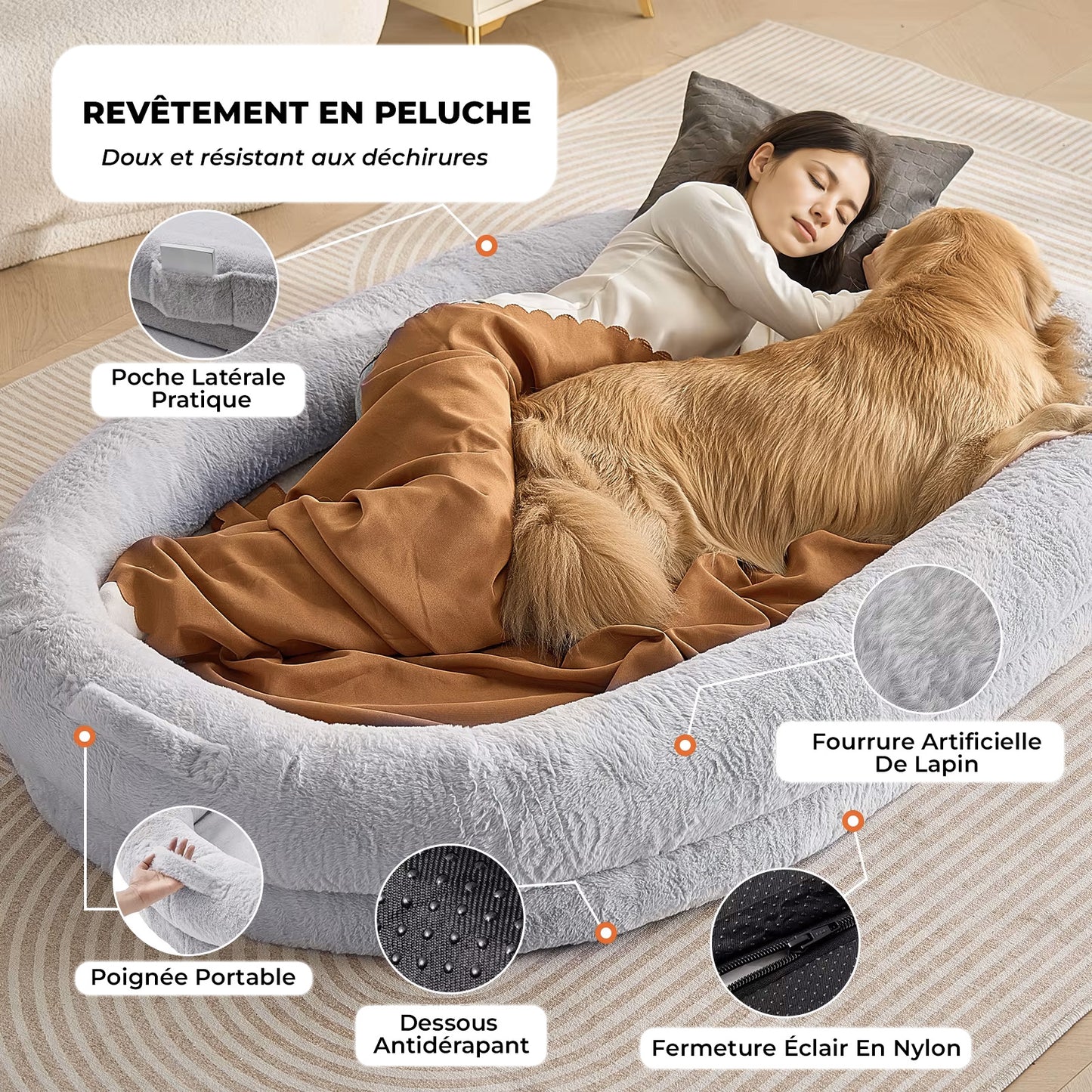 Panier Pour Chien Humain