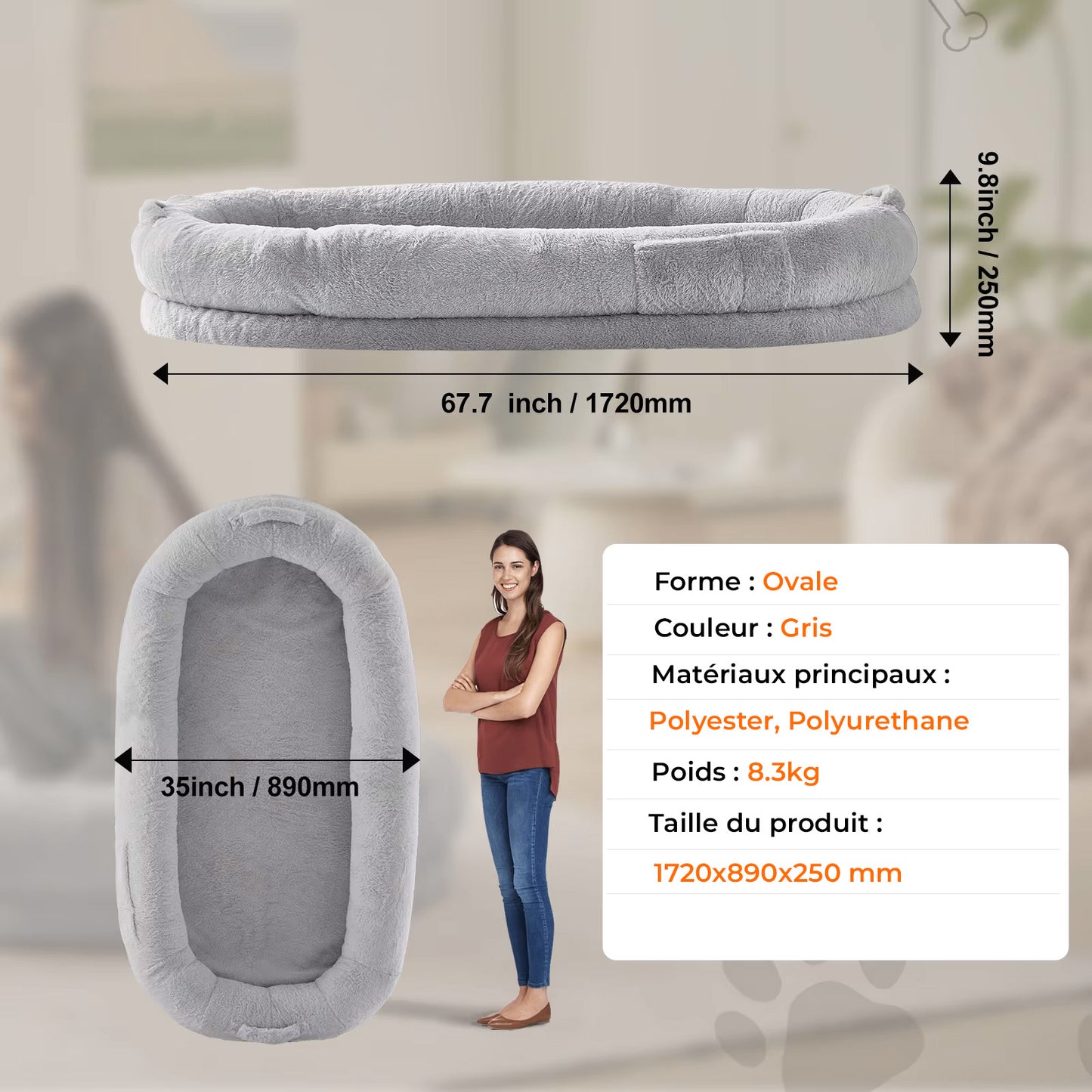 Panier Pour Chien Humain