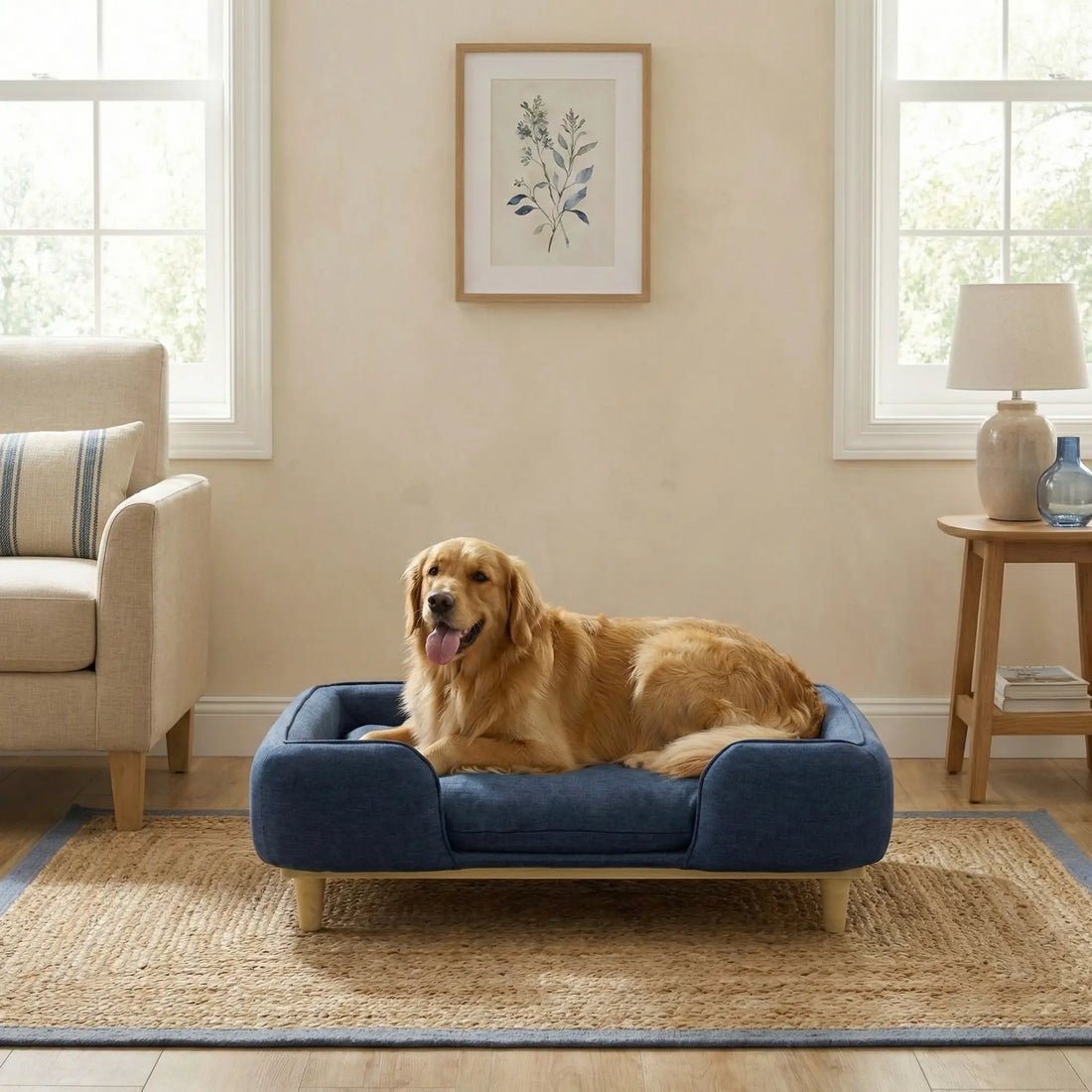 Fauteuil Chien Bleu