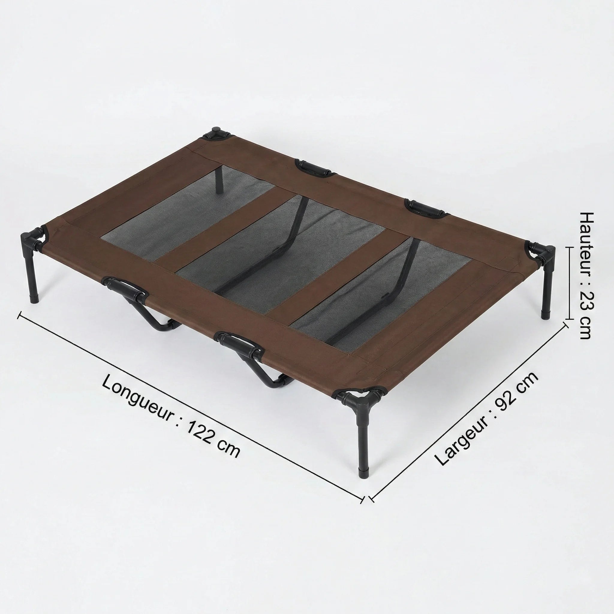 Lit Pour Chien Surélevé Marron