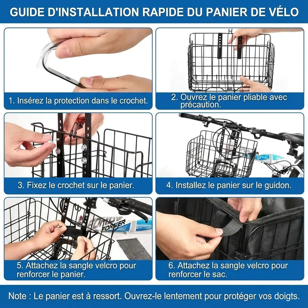 Sac de Transport Vélo Polyvalent Pour Chien